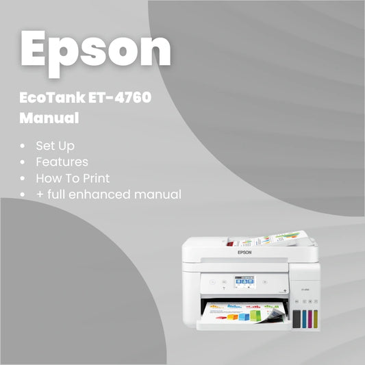 Epson Printer ET-4760 Manual