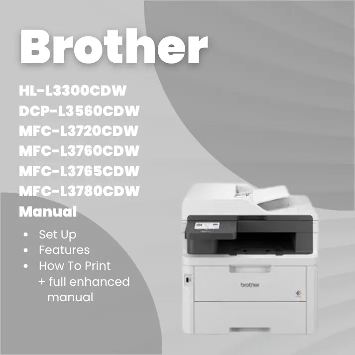 Brother Printer MFC-L3780CDW Manual