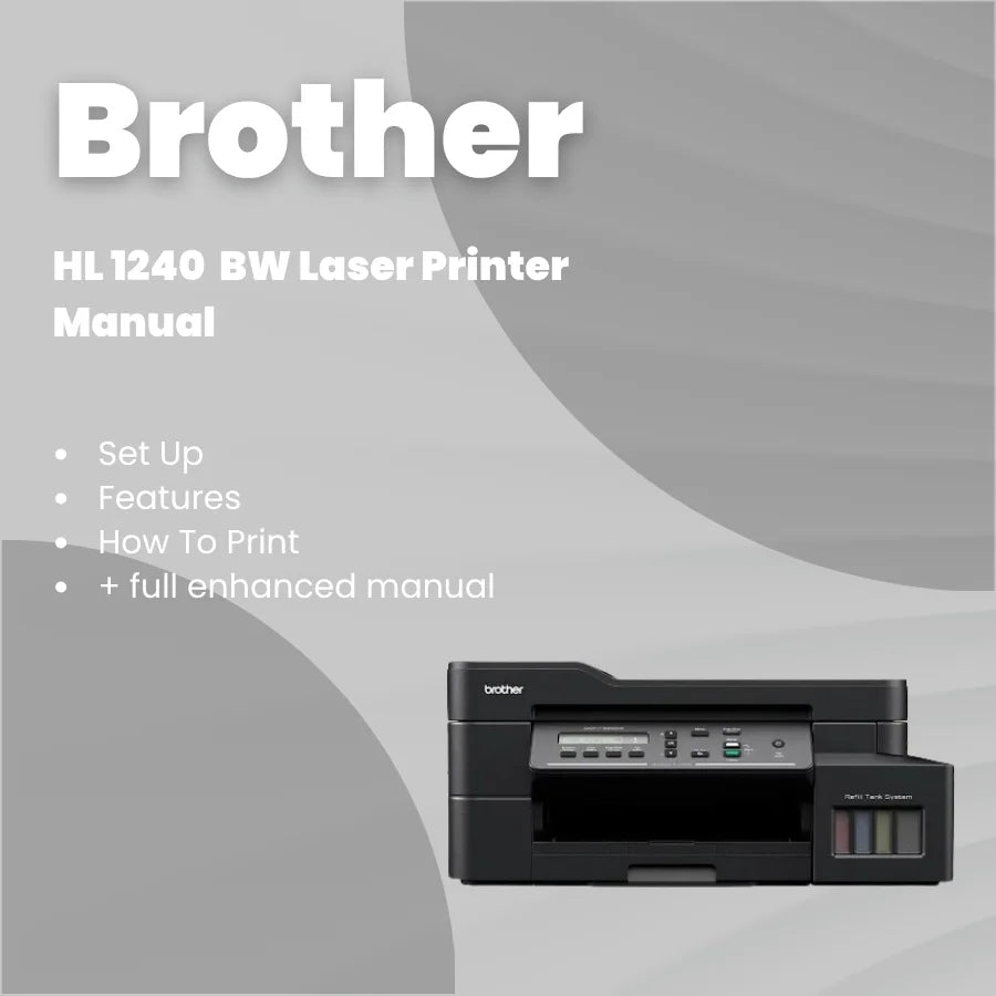 Brother Printer HL 1240 - B/W Laser Printer