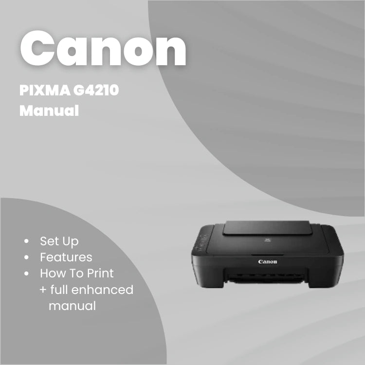 Canon Printer PIXMA G4210 Manual