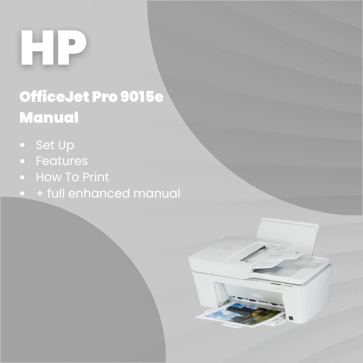 HP Printer jet pro 9015e Manual
