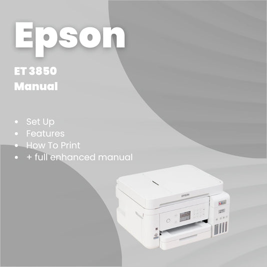 Epson Printer 3850 Manual