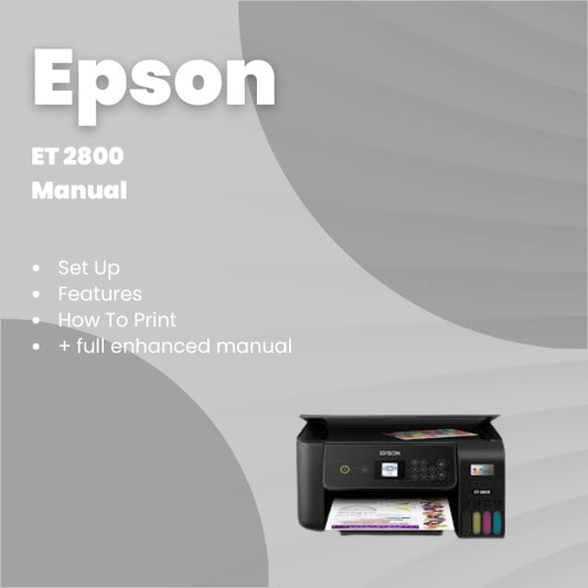 Epson Printer ET 2800 Manual