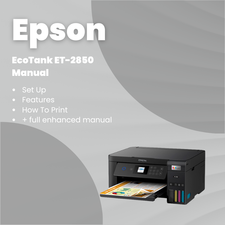 Epson Printer ET2850 Manual