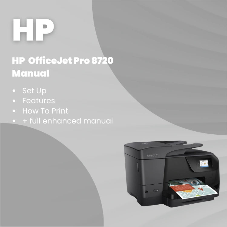HP Printer 8720 Manual