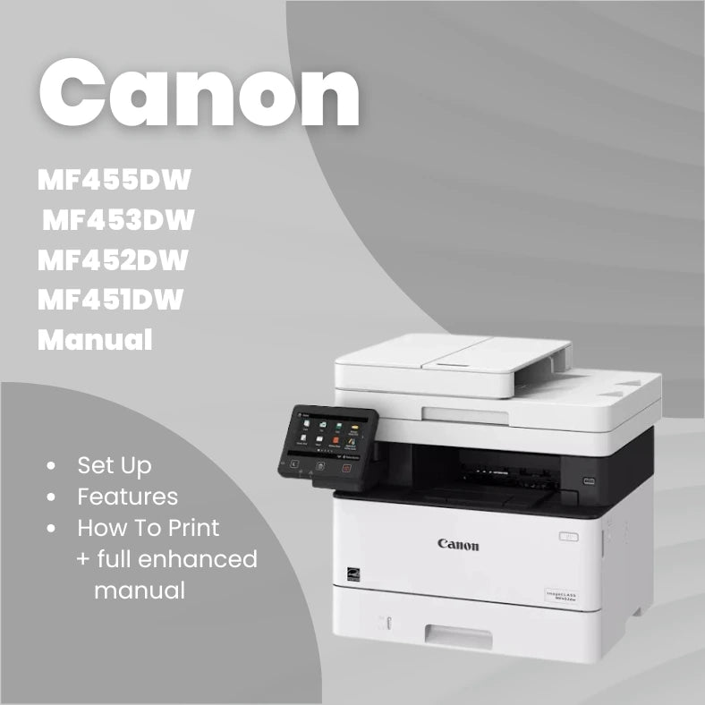 Canon Printer MF455DW Manual