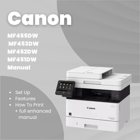 Canon Printer MF455DW Manual
