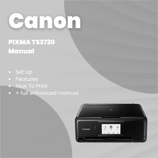 Canon Printer PIXMA TS3720 Manual