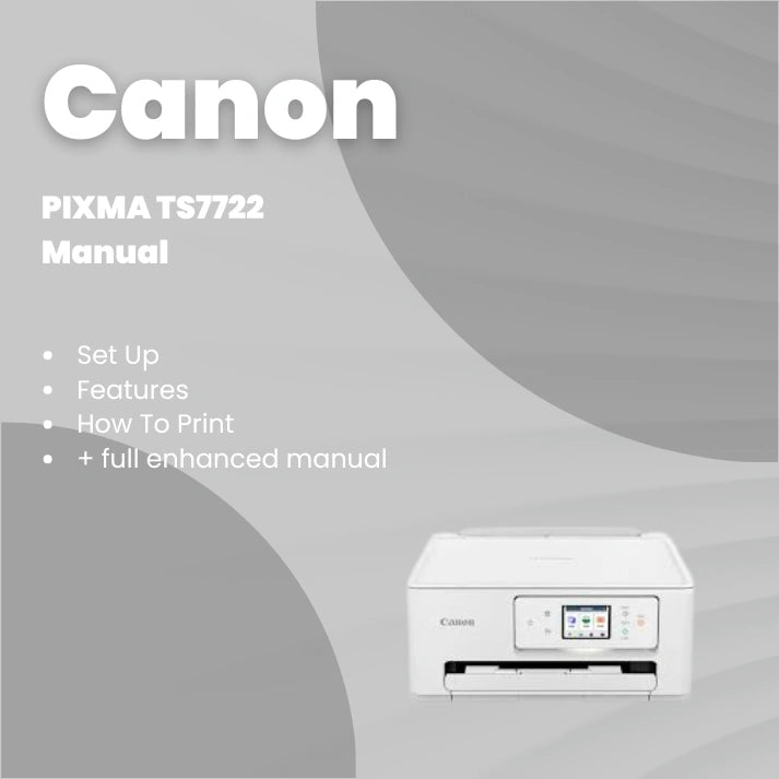 Canon Printer TS7722 Manual