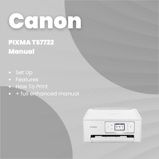 Canon Printer TS7722 Manual