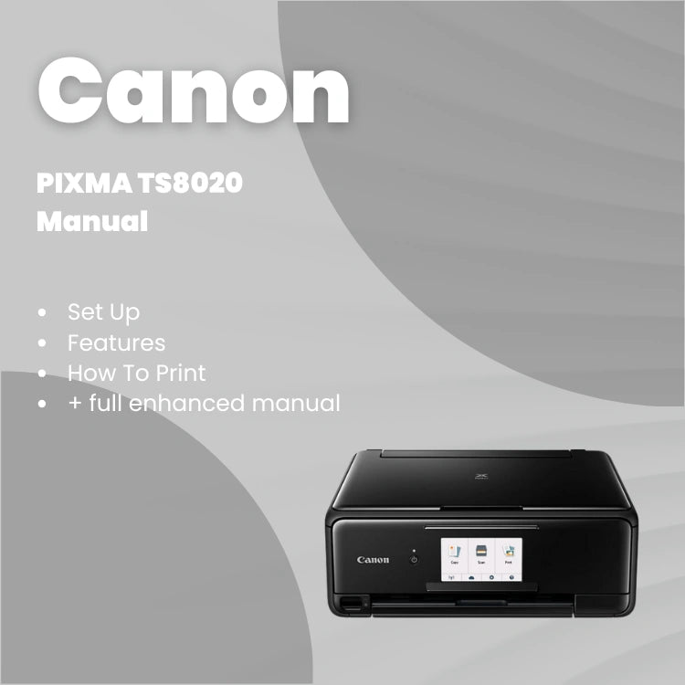 Canon Printer PIXMA TS8020 Manual
