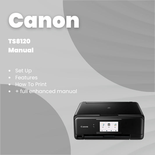 Canon Printer PIXMA TS8120 Manual