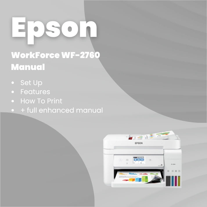 Epson Printer WF2760 Manual