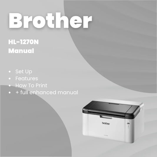 Brother Printer HL 1270N - B/W Laser Printer