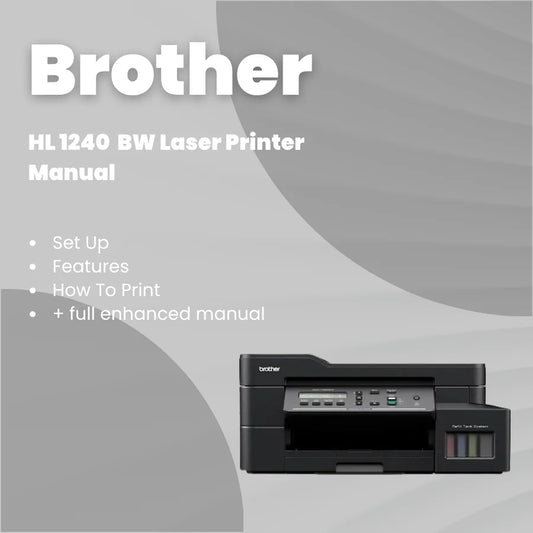 Brother Printer HL 1240 - B/W Laser Printer