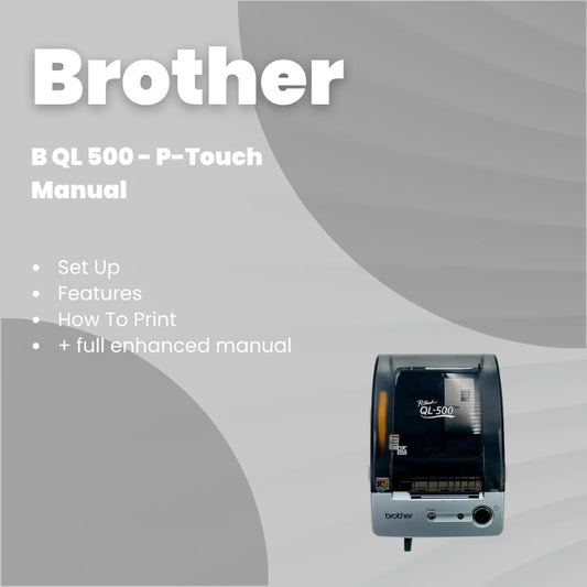 Brother Printer QL 500 - P-Touch B/W Thermal Transfer Printer