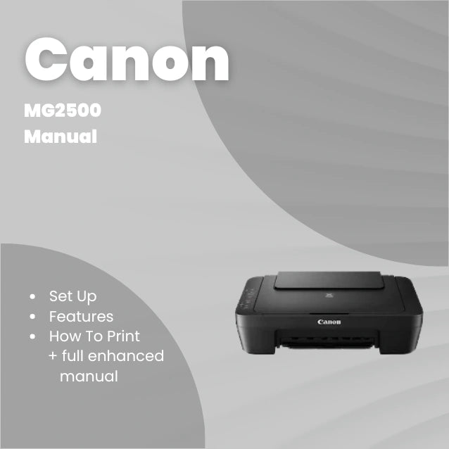 Canon Printer mg2522 Manual