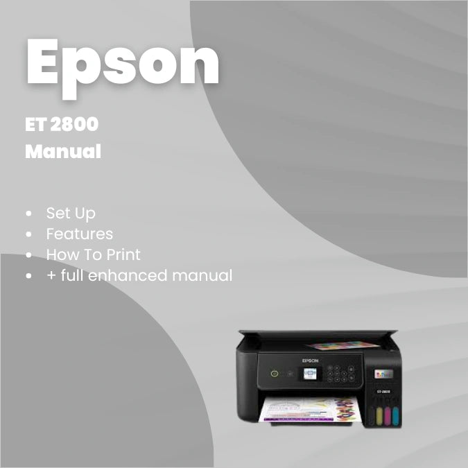 Epson Printer ET 2800 Manual