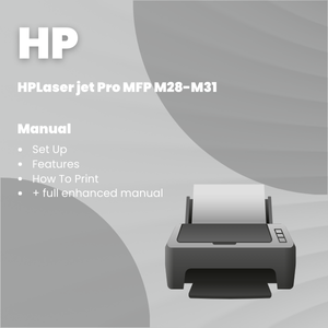 HPLaser jet Pro MFP M28-M31 Manual
