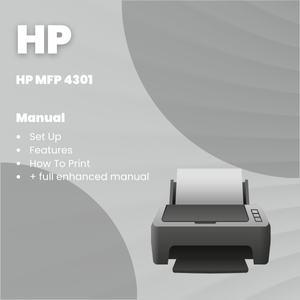 HP MFP 4301 Printer Manual