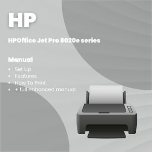 HP Printer Office Jet Pro 8020e series
