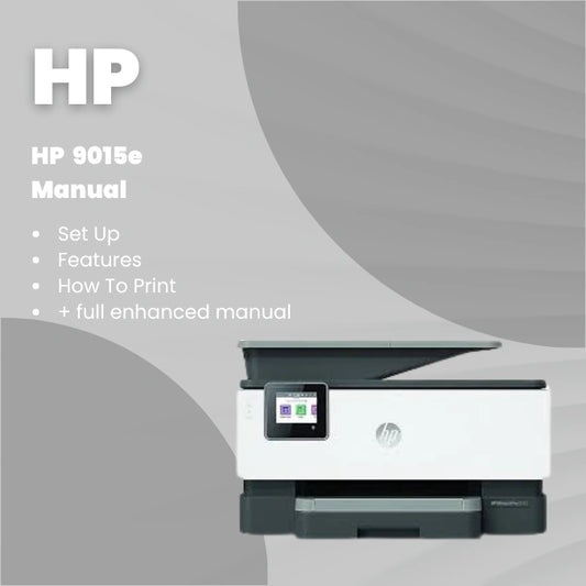 HP Printer 9015e Manual