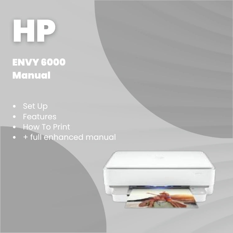 HP Printer Envy 6000 Series Manual
