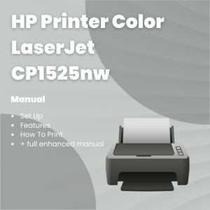 HP Printer Color LaserJet CP1525nw