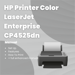 HP Printer Color LaserJet Enterprise CP4525dn