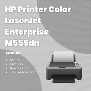 HP Printer Color LaserJet Enterprise M555dn