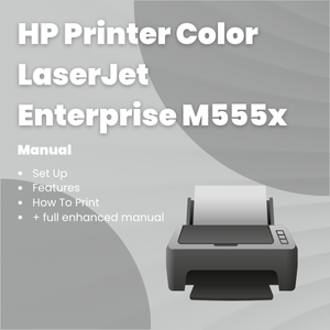 HP Printer Color LaserJet Enterprise M555x