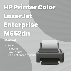 HP Printer Color LaserJet Enterprise M652dn