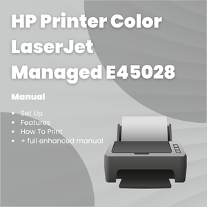HP Printer Color LaserJet Managed E45028