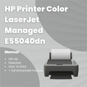 HP Printer Color LaserJet Managed E55040dn