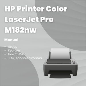 HP Printer Color LaserJet Pro M182nw