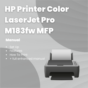 HP Printer Color LaserJet Pro M183fw MFP