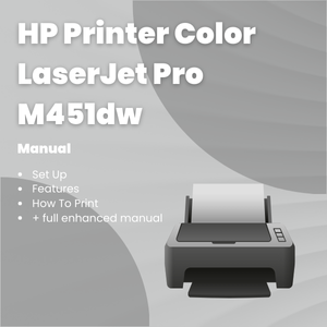HP Printer Color LaserJet Pro M451dw