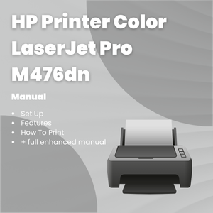 HP Printer Color LaserJet Pro M476dn