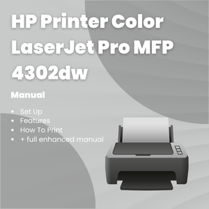 HP Printer Color LaserJet Pro MFP 4302dw