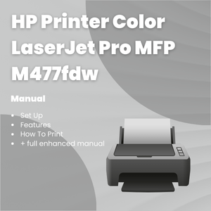 HP Printer Color LaserJet Pro MFP M477fdw