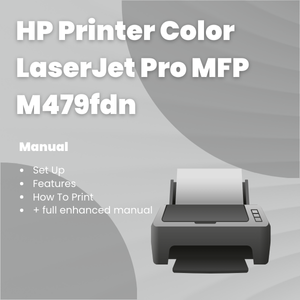 HP Printer Color LaserJet Pro MFP M479fdn