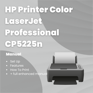 HP Printer Color LaserJet Professional CP5225n