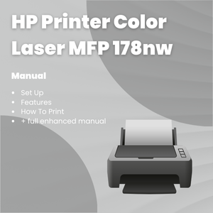 HP Printer Color Laser MFP 178nw