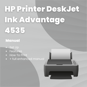 HP Printer DeskJet Ink Advantage 4535