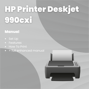 HP Printer Deskjet 990cxi