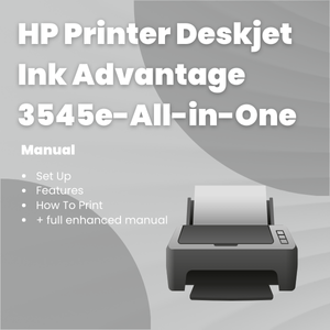 HP Printer Deskjet Ink Advantage 3545e-All-in-One