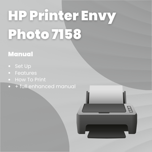 HP Printer Envy Photo 7158