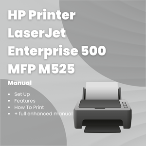 HP Printer LaserJet Enterprise 500 MFP M525