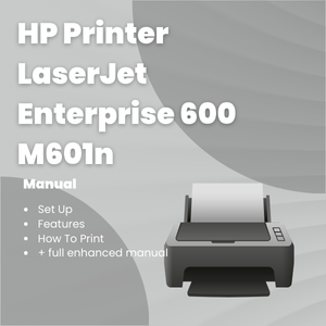 HP Printer LaserJet Enterprise 600 M601n