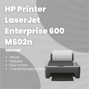 HP Printer LaserJet Enterprise 600 M602n